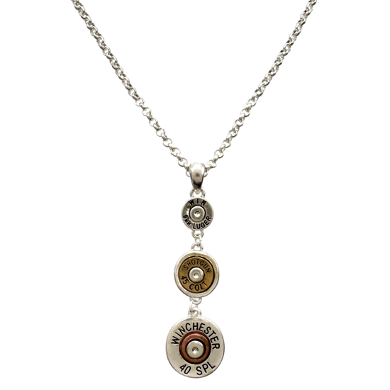 Locked & Loaded Shotgun Shell Necklace