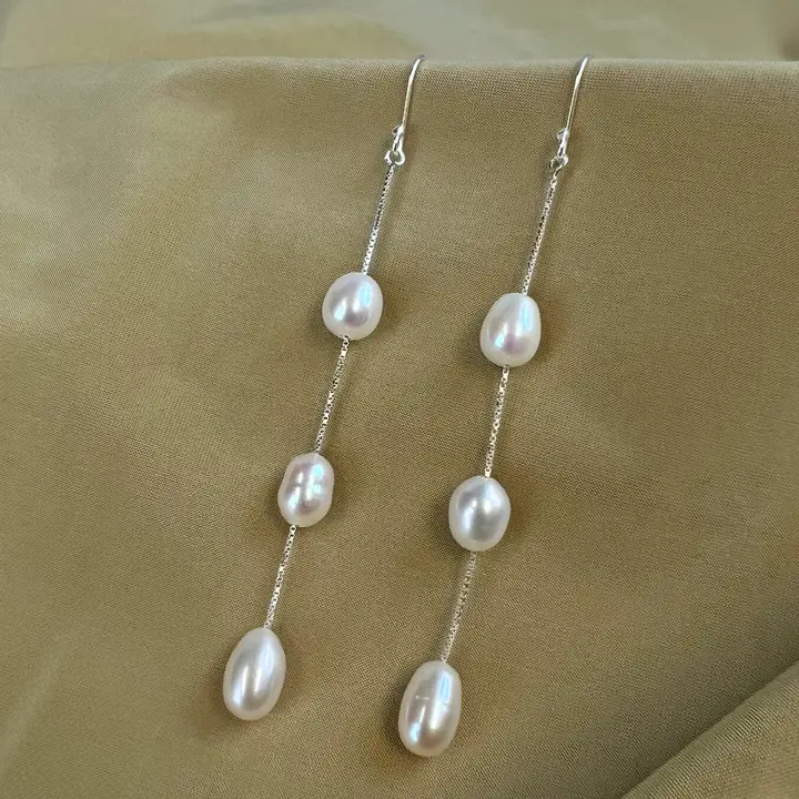 Sterling Pearl Drops