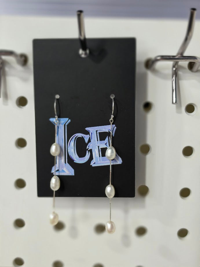 Sterling Pearl Drops