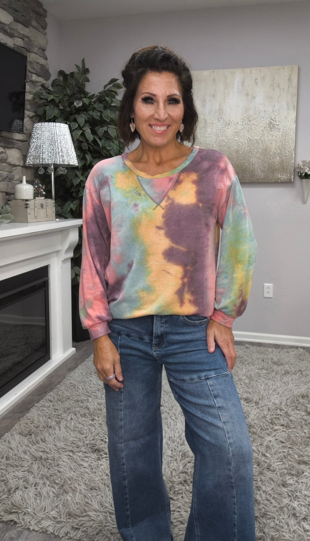 Watercolor Wishes Pullover