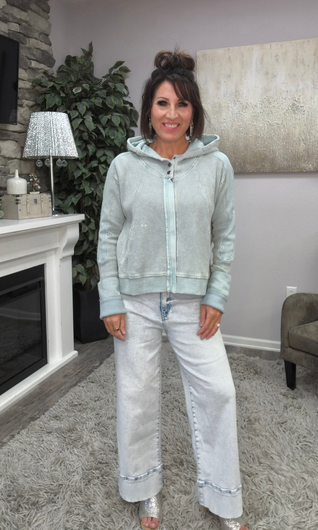 Cloud Nine Waffle Jacket
