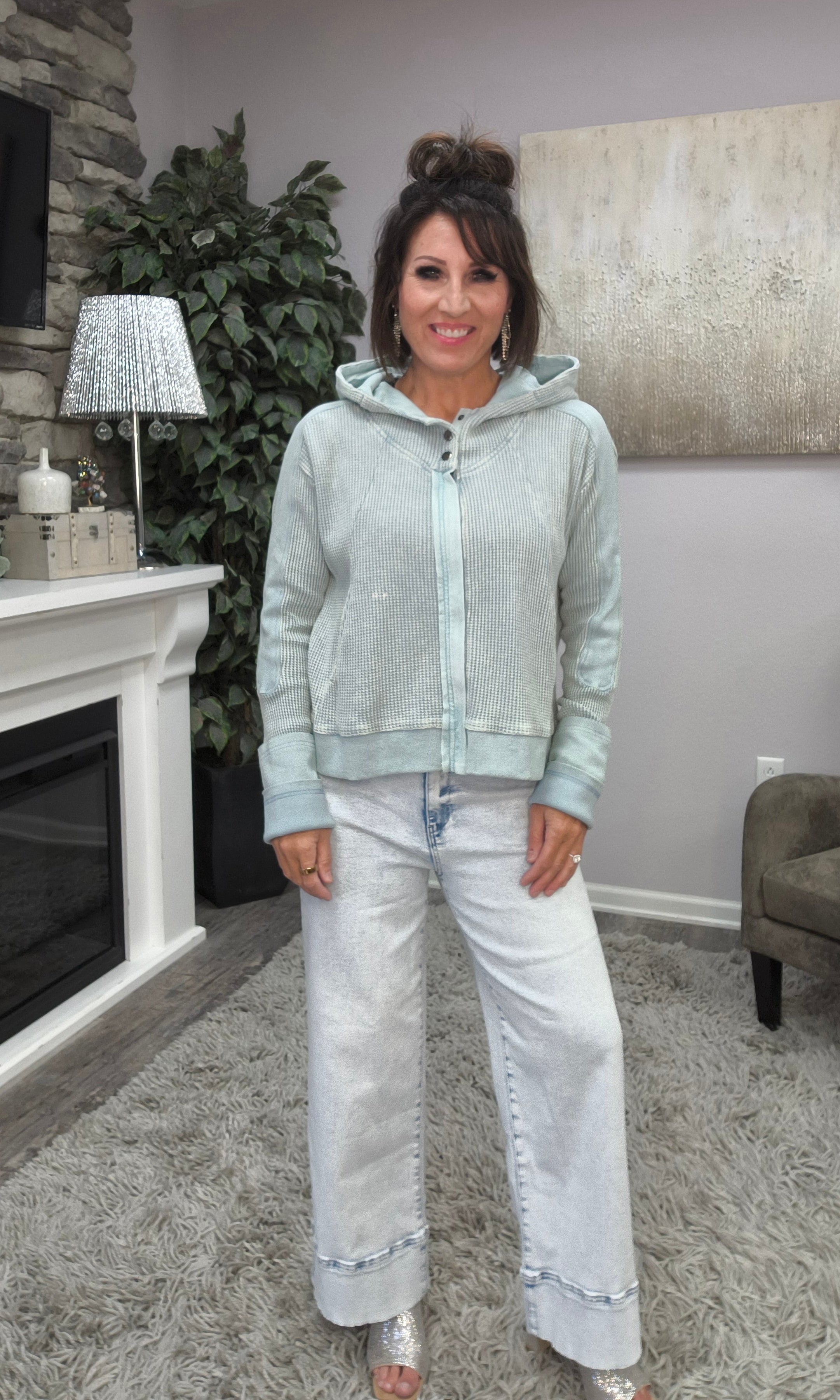 Cloud Nine Waffle Jacket