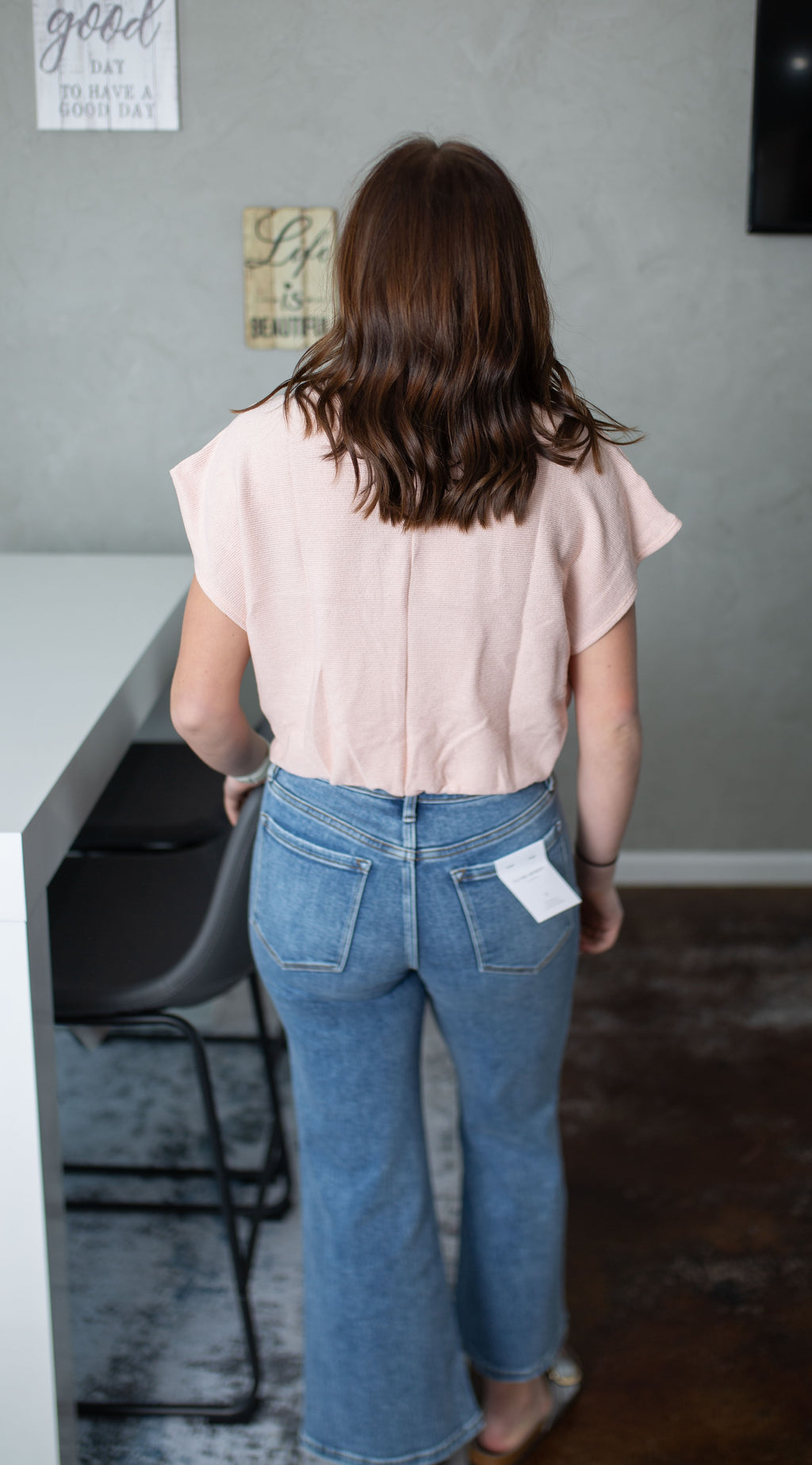 Blush Breeze Bubble Top