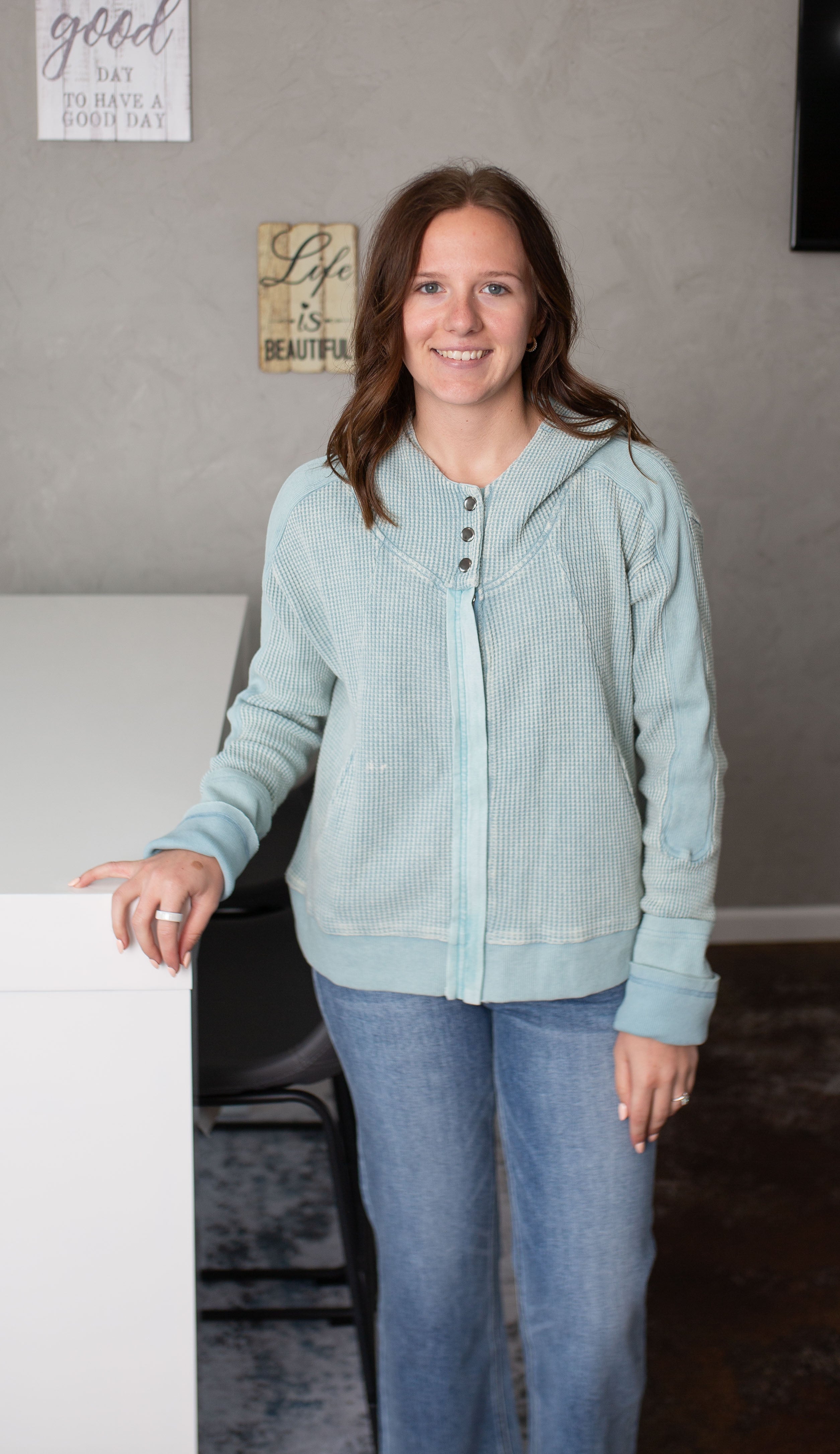 Cloud Nine Waffle Jacket